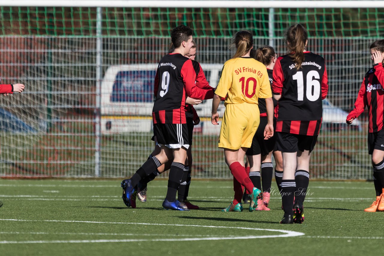 Bild 223 - B-Juniorinnen SG Weststeinburg/Bei - SV Fisia 03 : Ergebnis: 1:2